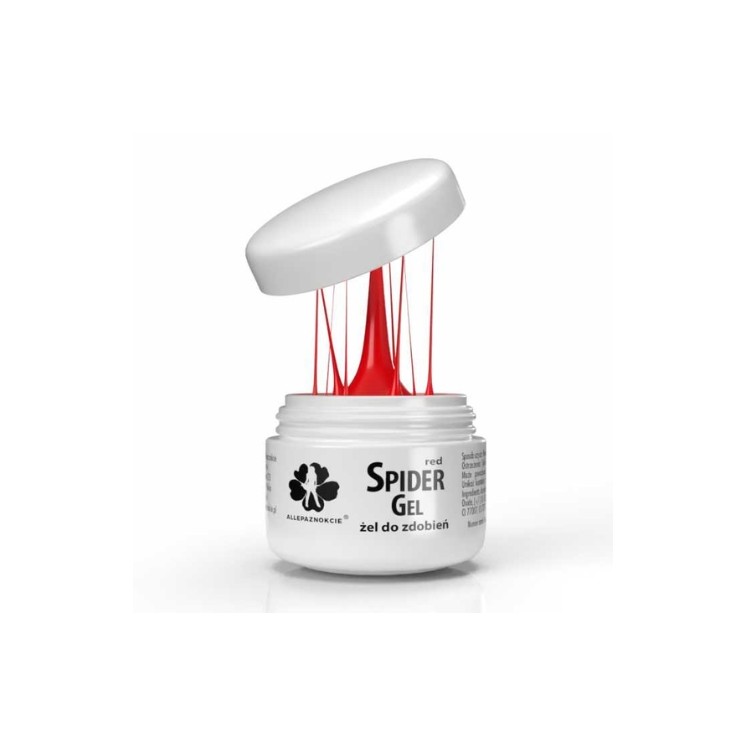 Гель MollyLac Spider Gel Gel для декору Red 3 мл