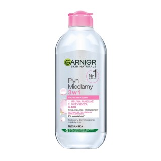 Garnier Skin Naturals Micellaire Fluid 3-in-1 Gevoelige Huid 400 ml