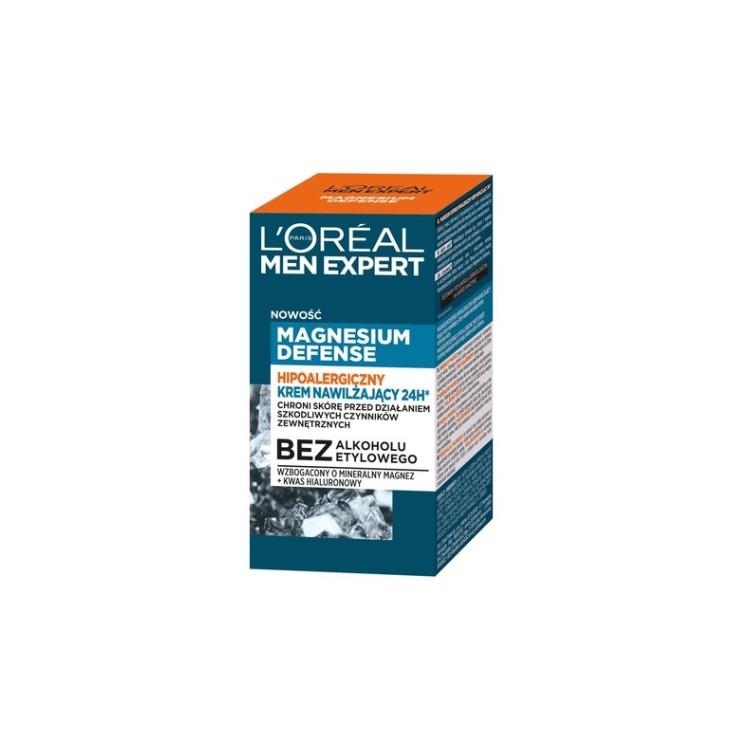 Зволожувальний крем для обличчя L'oreal Men Expert Magnesium Defense 50 мл