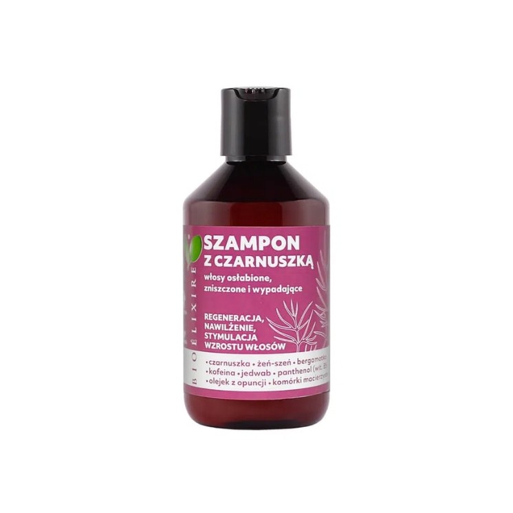 BioElixire Black Seed Shampoo voor verzwakt haar 300 ml