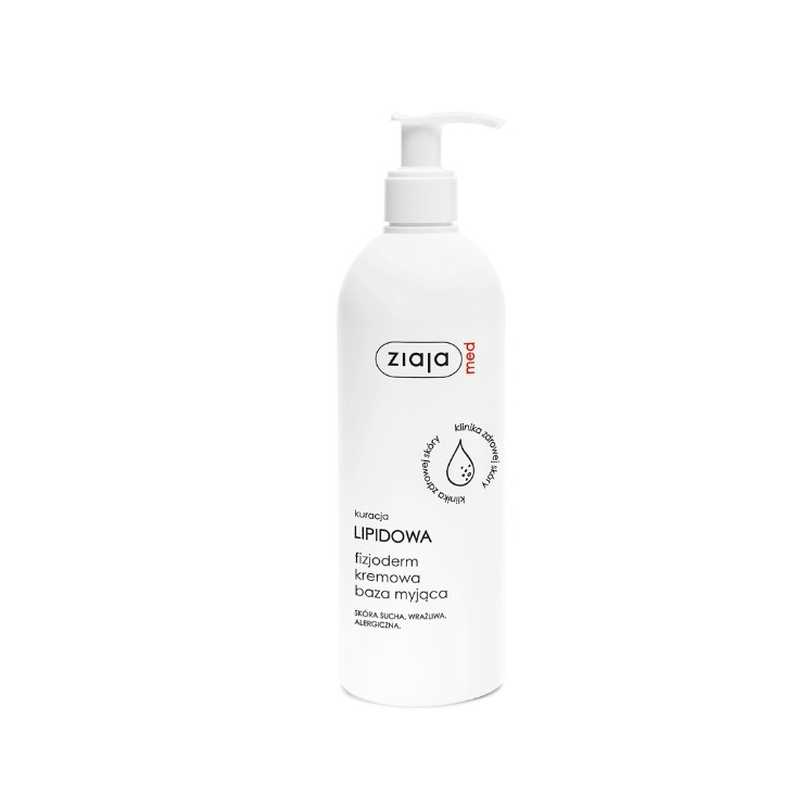 Ziaja Med Lipid Treatment Base lavante crémeuse pour peaux très sensibles/allergiques 400 ml