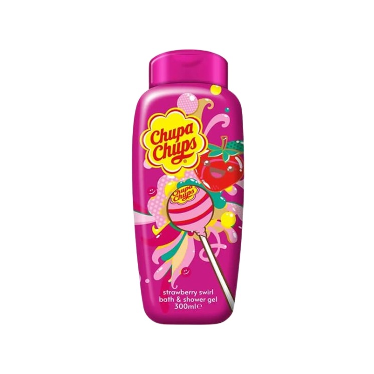 Chupa-Chups Żel do kąpieli i pod prysznic Strawberry 300 ml
