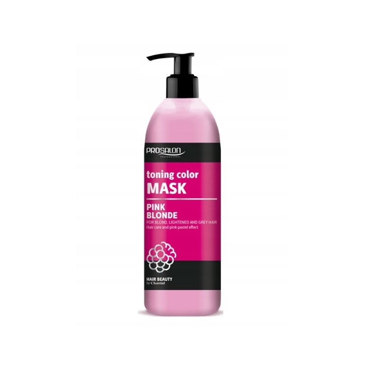 Prosalon Professional Maska do włosów tonująca kolor Pink Blonde 500 g
