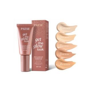 Багатофункціональний освітлювальний тональний крем Paese Get The Glow Look /4W/ Medium Beige 30 мл