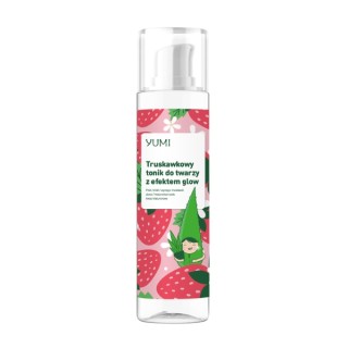 Yumi truskawkowy Tonik do twarzy z efektem glow 100 ml