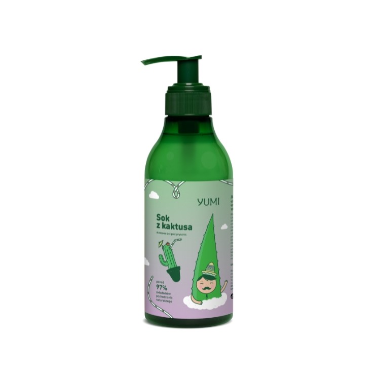 Yumi aloesowy Żel pod prysznic Sok z kaktusa 400 ml