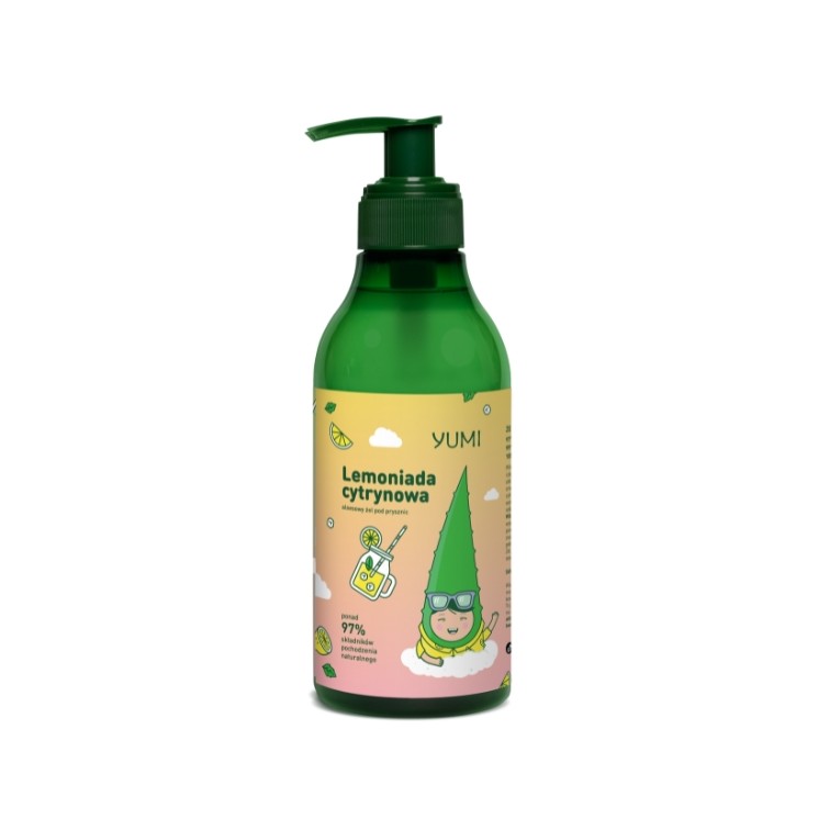 Yumi aloesowy Żel pod prysznic Lemoniada cytrynowa 400 ml