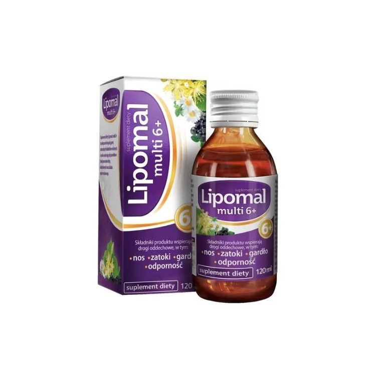 Lipomal Multi 6+ Płyn 120 ml