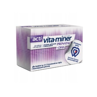 Acti Vita-Miner Prenatal DHA 30 kapsułek