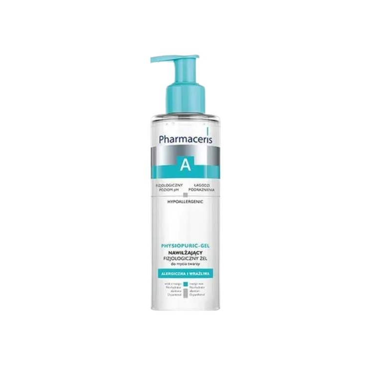 Pharmaceris A Physiopuric-gel fizjologiczny Żel nawilżający do mycia twarzy i oczu 190 ml