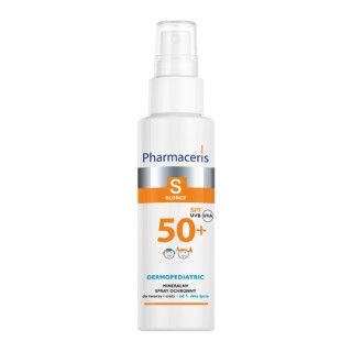 Pharmaceris S Dermopediatric ochronny Spray mineralny do twarzy i ciała SPF50+ 100 ml