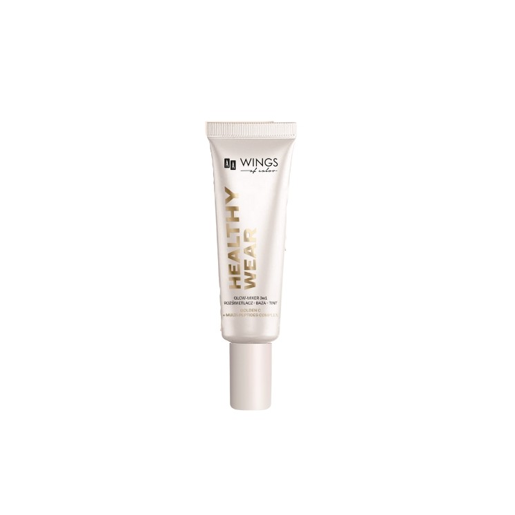 AA Wings of Color Healthy Wear Baza 3w1 Glow Mixer 30 ml