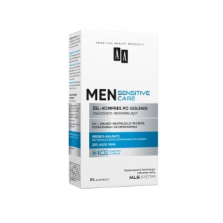 AA Men Sensitive Żel-kompres po goleniu chłodząco-regenerujący 100 ml