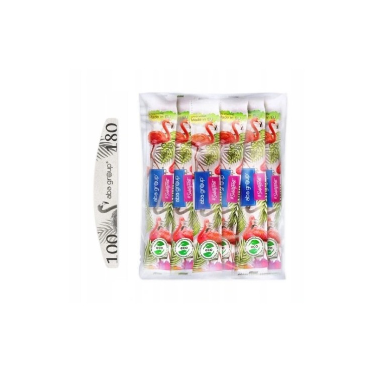 Aba Group Half-moon nagelvijl Standard Flaming 100/180 25 stuks