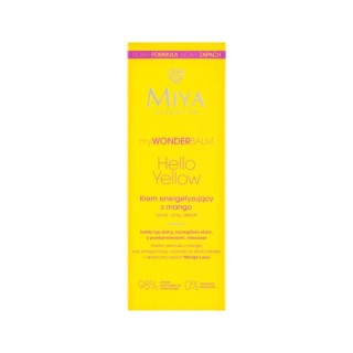 Miya Cosmetics myWONDERbalm Energizing Face Cream mit mango Hello Yellow 75 ml