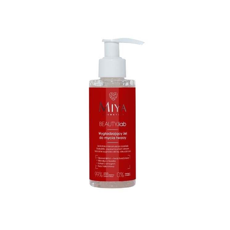 Miya Cosmetics BEAUTY.lab wygładzający Żel do mycia twarzy 140 ml