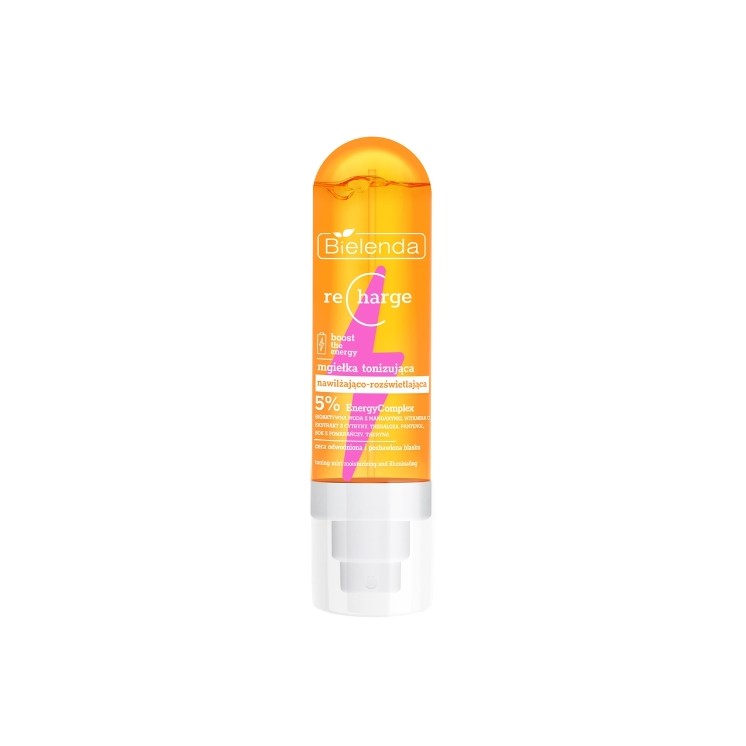 Bielenda Recharge nawilżająco-rozświetlająca Mgiełka tonizująca do twarzy 100 ml