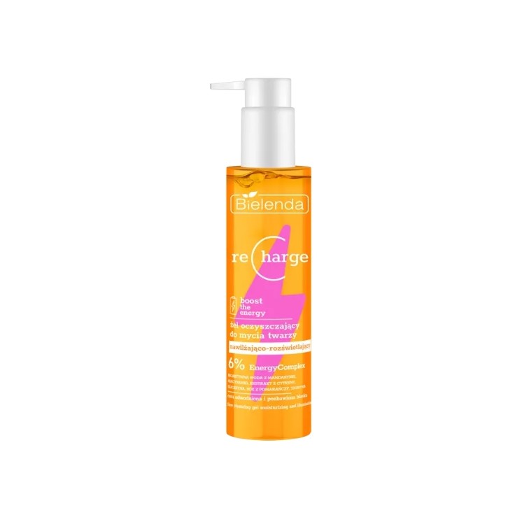 Bielenda Recharge nawilżająco-rozświetlająca Żel do mycia twarzy 150 ml