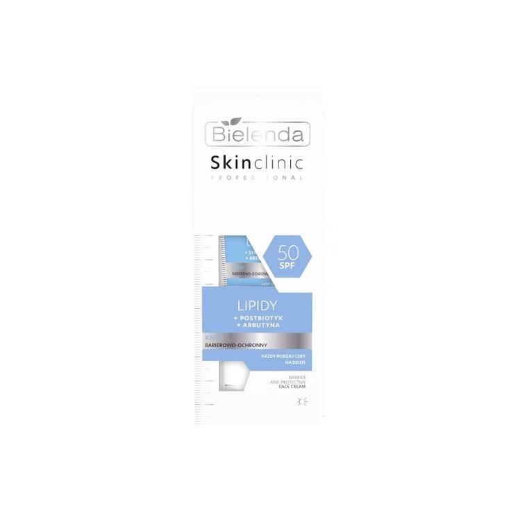 Bielenda Skin Clinic Professional Lipidy barierowo-ochronny Krem do twarzy SPF50 40 ml