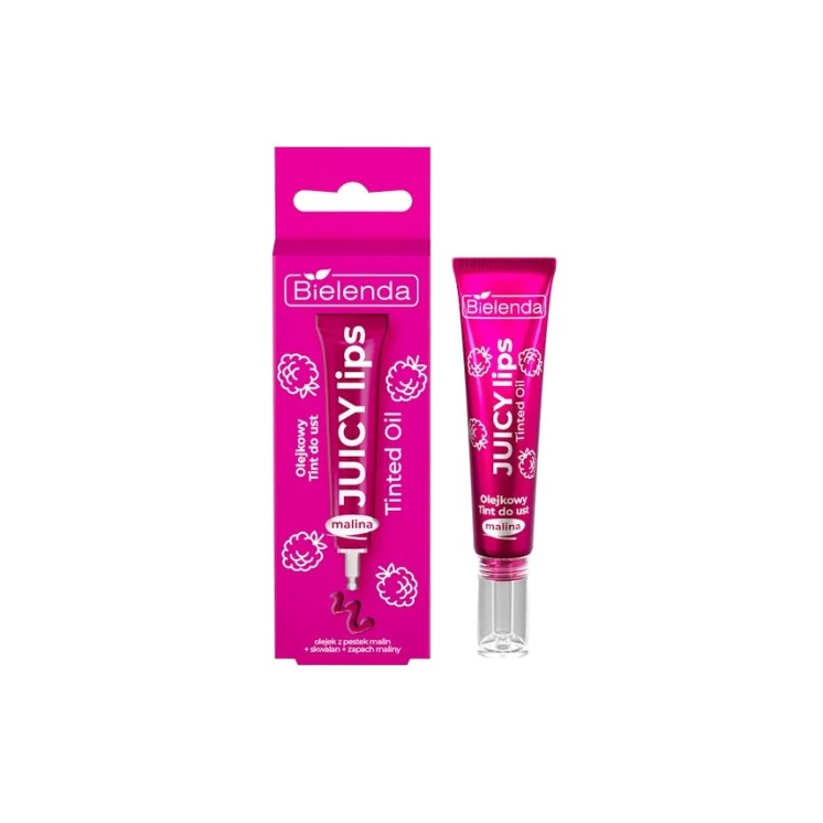 Bielenda Juicy Tint Lip Oil olejkowy Tint do ust Malina 10 g