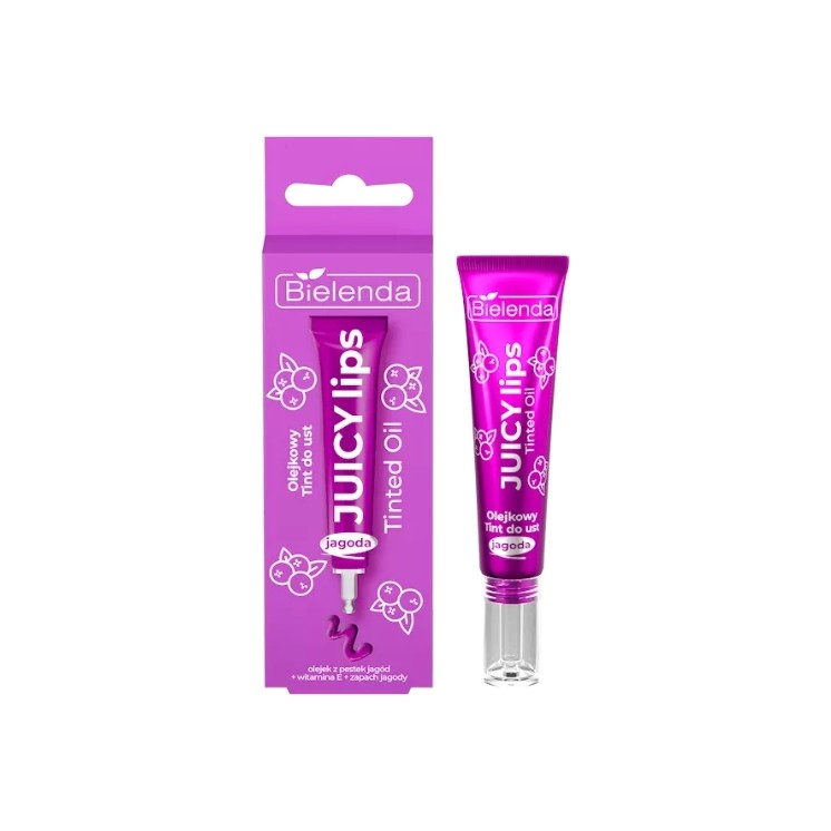 Bielenda Juicy Tint Lip Oil olejkowy Tint do ust Jagoda 10 g