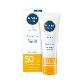 Nivea Sun Sensitive Krem do skóry wrażliwej SPF50+ 50 ml