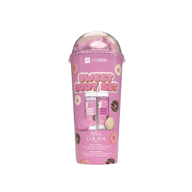 HiSkinSweet Body Set Pinacolada Bath and Body Care Set