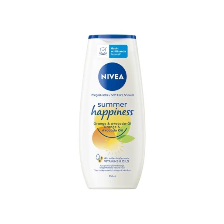 Nivea Summer Happiness Douchegel Orange & Avocado 250 ml