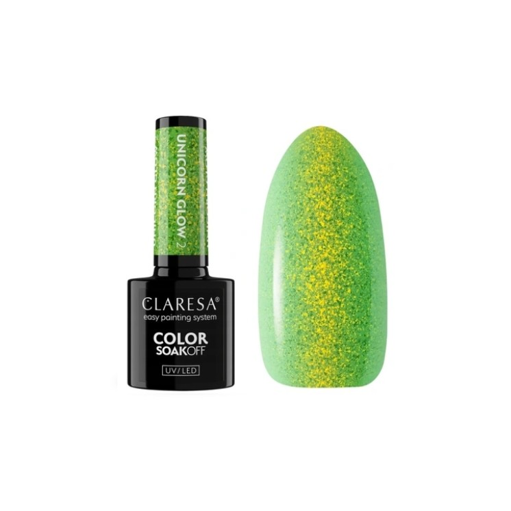 Claresa Unicorn Glow Lakier hybrydowy do paznokci /2/ 5 g 