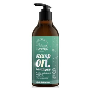 Зволожувальний шампунь ONLYBIO Hair in Balance з ківі 400 мл
