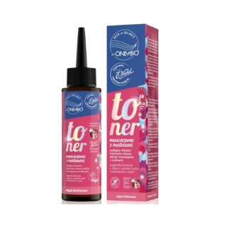 OnlyBio Hair in Balance x Wedel Toner do włosów Mascarpone z Malinami Ptasie Mleczko 100 ml 