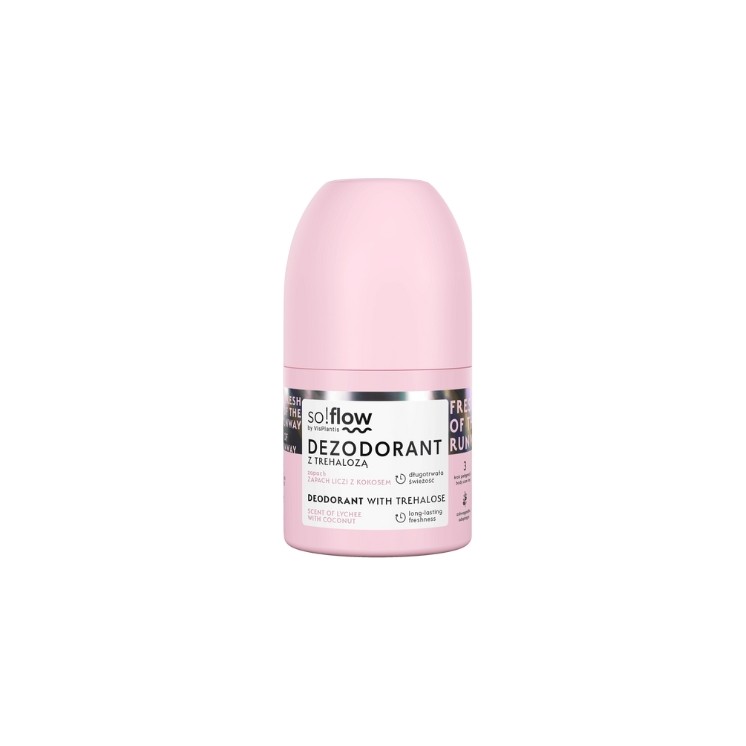 So!flow Trehalose Deodorant Litschi mit Kokosnuss 50 ml