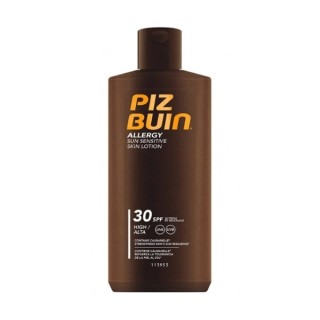 Crème solaire anti-allergies Piz Buin pour les personnes allergiques, SPF30 , 200 ml