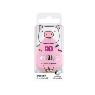 KillyS 3D Make Up Schwamm Ultra Soft Suzi Makeup Sponge 1 Stück