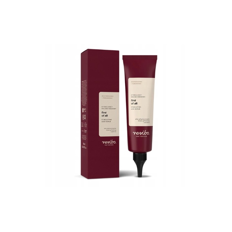 Resibo First Of All stymulujący Peeling kwasowy do skóry głowy 100 ml