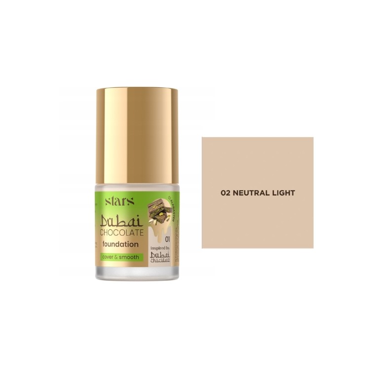 Stars from the stars Dubai Chocolate Foundation Face foundation /02/ Neutral Light 25 g