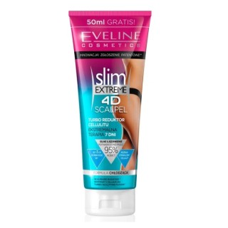 Eveline 4D Slim Extreme Scalpel Turbo Réducteur de Cellulite 250 ml