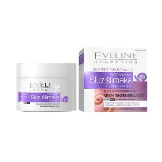 Eveline Śluz ślimaka + Koenzyn Q10 silnie skoncentrowany Krem do twarzy 50 ml