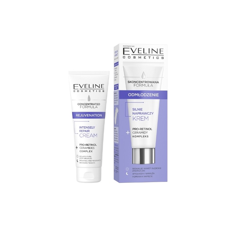 Eveline Concentrated Formula Odmłodzenie silnie naprawczy Krem do twarzy 50 ml
