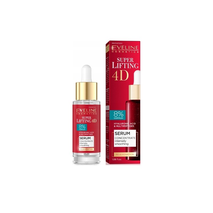 Eveline Super Lifting 4D wygładzające Serum do twarzy 30 ml