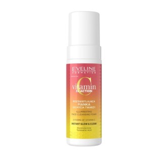 Eveline Vitamin C 3x Action rozświetlająca Pianka do mycia twarzy 150 ml 