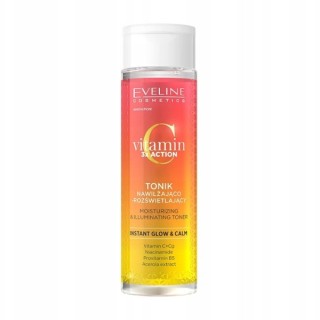 Eveline Vitamin C 3x Action nawilżająco-rozświetlający Tonik do twarzy 200 ml 