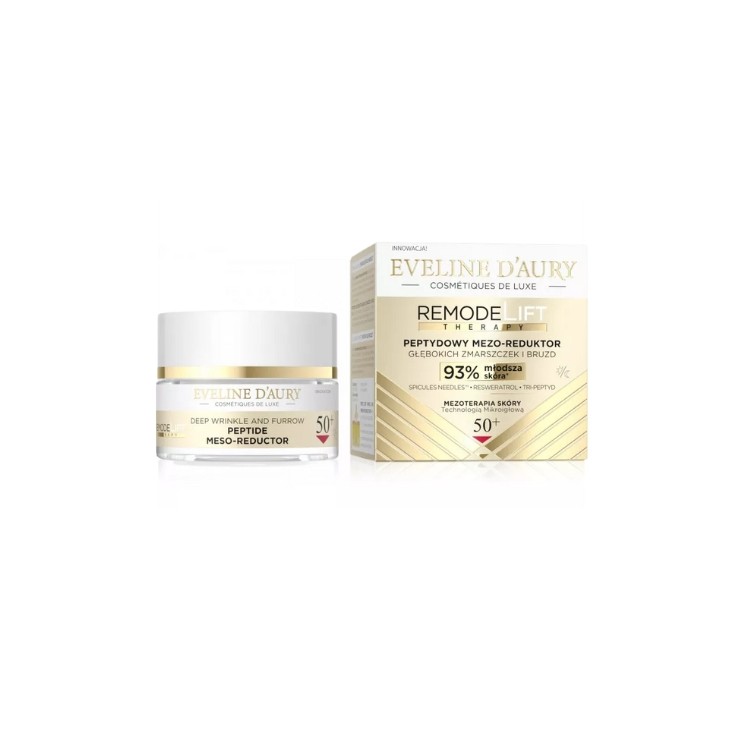 Eveline D'Aury Remodelift Therapy peptydowy Mezo-reduktor do twarzy 50+ 50 ml