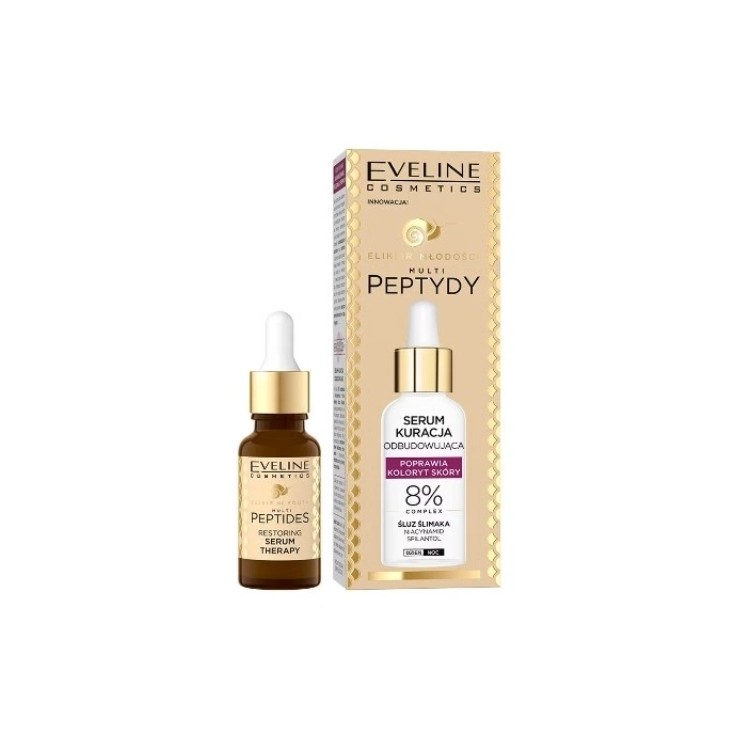 Eveline Eliksir młodości Multipeptydy Serum Kuracja odbudowująca 18 ml