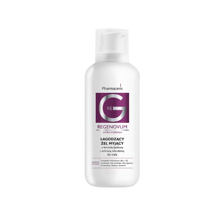 Pharmaceris Regenovum łagodzący Żel myjący do ciała 400 ml