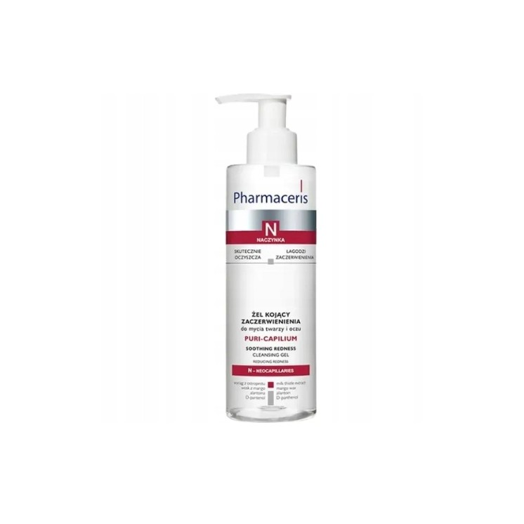 Pharmaceris N Puri-Capilium kojący Żel do mycia twarzy i oczu 190 ml