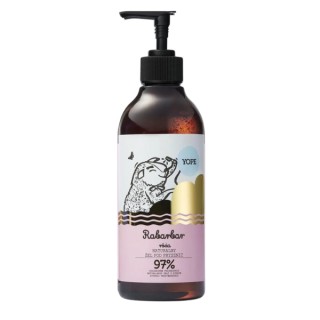 YOPE naturalny Żel pod prysznic Rabarbar i Róża 400 ml