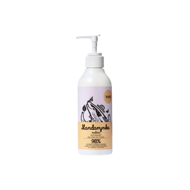 YOPE Natuurlijke Mandarijn en Frambozen Body Balm 300 ml
