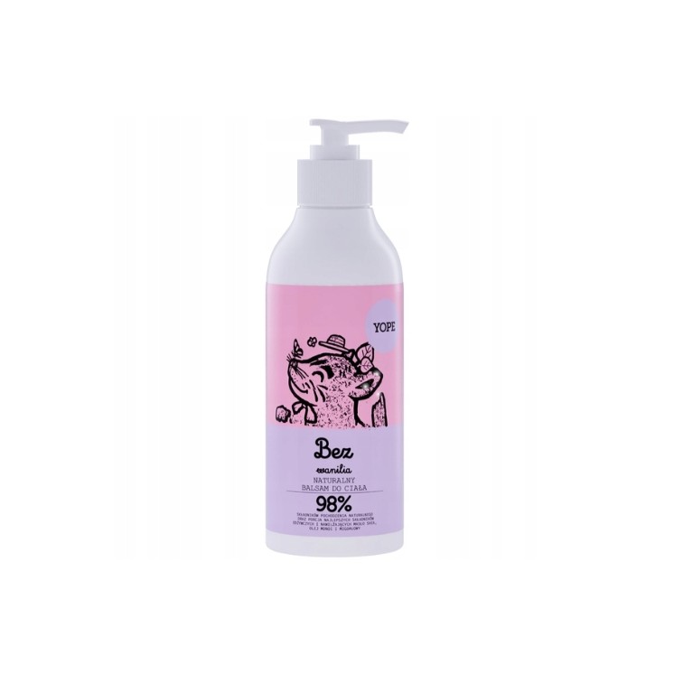 YOPE naturalny Balsam do ciała Bez i Wanilia 300 ml