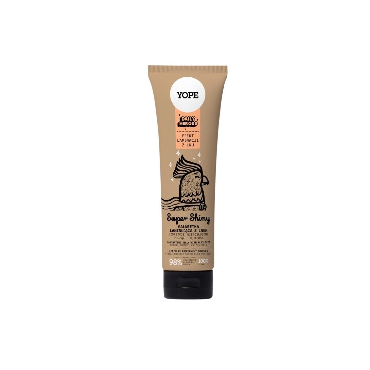 YOPE Daily Heroes Super Shiny Laminating Hair Jelly with Flax 140 ml